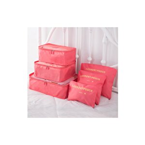 6lı  Seyahat Organizeri Pembe