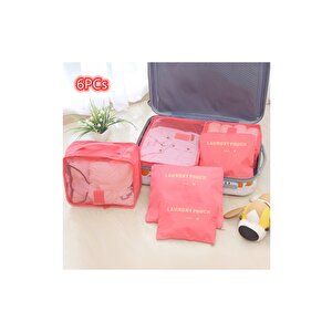 6lı  Seyahat Organizeri Pembe