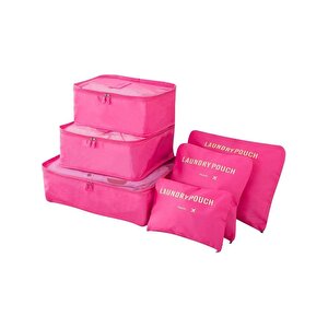 6lı  Seyahat Organizeri Pembe