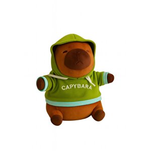 Sweatshirtlü  Capybara Peluş Oyuncak 35 Cm
