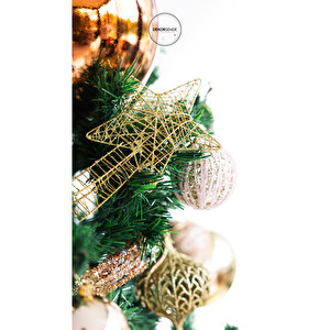 Yılbaşı Süsü Kuyruklu Yıldız Altın 28 Cm