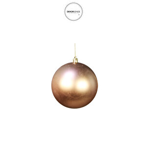 Yılbaşı Ağaç Topu Seti 3'lü Bronz 10 Cm
