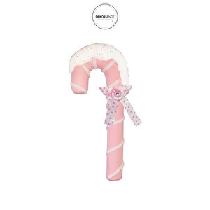 Yılbaşı Süsü Candy Baston Şeker Pembe 40cm