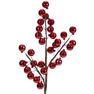Yılbaşı Disko Topu Pike Kırmızı 57 Cm