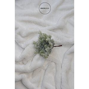 Yılbaşı Süsü Selvi Çam Demeti Yeşil 15 Cm