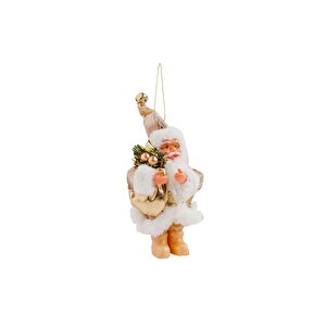 Mini Noel Baba Altın 13 Cm