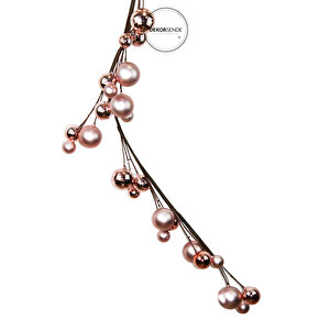 Yılbaşı Süsü Toplu Sarkıt Garland Pembe 180 Cm
