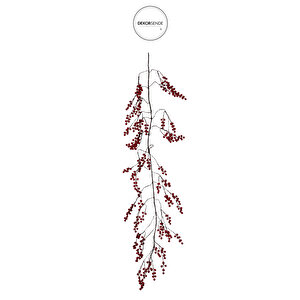 Yapay Berry Sarkıt Kırmızı 180 Cm