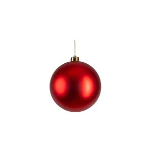 Yılbaşı Süsü Mat Top Kırmızı 20 Cm