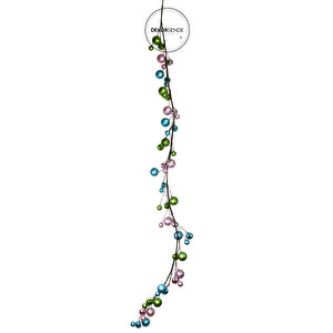 Yılbaşı Süsü Toplu Sarkıt Garland Renkli 180 Cm