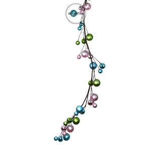Yılbaşı Süsü Toplu Sarkıt Garland Renkli 180 Cm