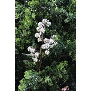 Yılbaşı Disko Topu Pike Gümüş 57 Cm