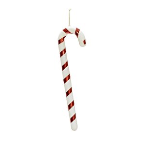 Yılbaşı Süsü Baston Kırmızı Beyaz 30 Cm