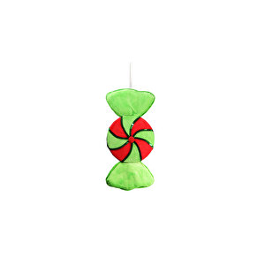 Yılbaşı Süsü Bonbon Şeker Kırmızı Yeşil 35 Cm
