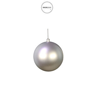 Yılbaşı Ağaç Topu Seti 3'lü Gümüş 10 Cm