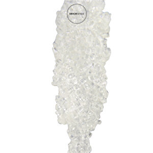 Yılbaşı Süsü Şeffaf Buz Sarkıt 22 Cm