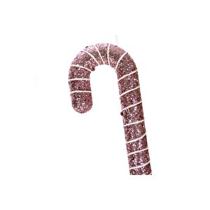 Yılbaşı Süsü Baston Şeker Pembe 33 Cm