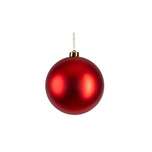 Yılbaşı Süsü Mat Top Kırmızı 25 Cm