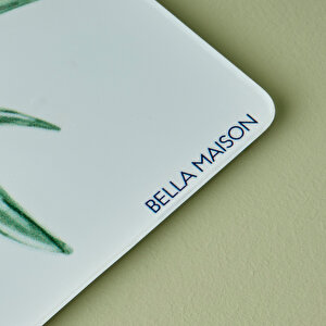 Olive Cam Kesme Tahtası (35x25 Cm) Çok Renkli