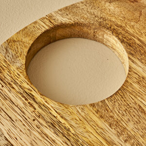 Rita Mango Kesme Tahtası Naturel (30x30x1,6 Cm) Naturel