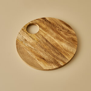 Rita Mango Kesme Tahtası Naturel (30x30x1,6 Cm) Naturel