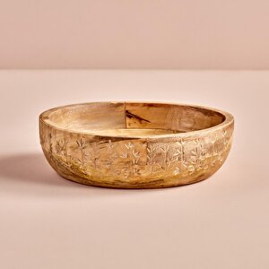 Flowers Dekoratif Kase Naturel (24x7 Cm) Naturel