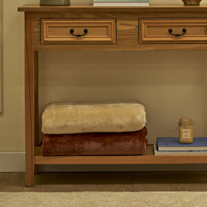 Shelly Wellsoft Tv Battaniyesi Bej (140x190 Cm) Bej