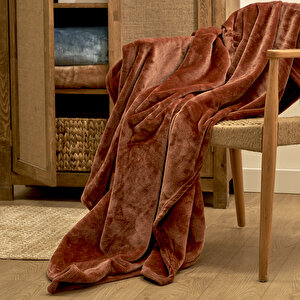 Shelly Wellsoft Tv Battaniyesi Kiremit (140x190 Cm) Kiremit