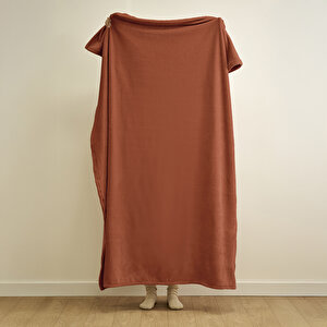 Shelly Wellsoft Tv Battaniyesi Kiremit (140x190 Cm) Kiremit