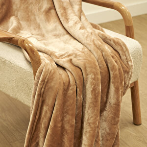 Shelly Wellsoft Tv Battaniyesi Latte (140x190 Cm) Latte