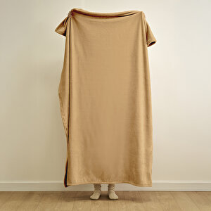 Shelly Wellsoft Tv Battaniyesi Latte (140x190 Cm) Latte