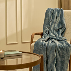 Shelly Wellsoft Tv Battaniyesi Mavi (140x190 Cm) Mavi