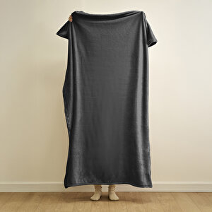 Shelly Wellsoft Tv Battaniyesi Antrasit (140x190 Cm) Antrasit