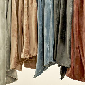 Shelly Wellsoft Tv Battaniyesi Antrasit (140x190 Cm) Antrasit