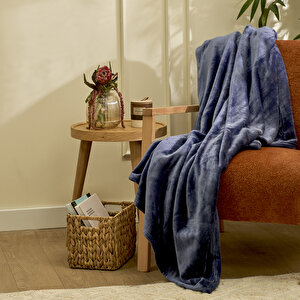 Shelly Wellsoft Tv Battaniyesi Lacivert (140x190 Cm) Lacivert