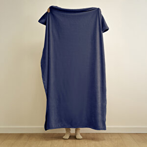 Shelly Wellsoft Tv Battaniyesi Lacivert (140x190 Cm) Lacivert