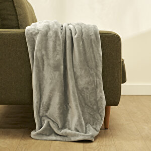 Shelly Wellsoft Tv Battaniyesi Açık Gri (140x190 Cm) Açık Gri