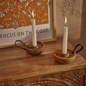 Truro Mumluk Naturel (11x14,5x5 Cm) Naturel