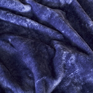 Shelly Wellsoft Çift Kişilik Battaniye Lacivert (200x220 Cm) Lacivert