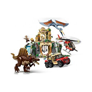 Jurassic World Spinosaurus Ve Quetzalcoatlus Hava Görevi 984 Parça 76976