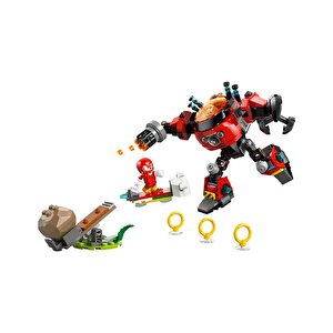 Sonic The Hedgehog Knuckles Dr Eggman Egg Crusher Robotuna Karşı 350 Parça 77005