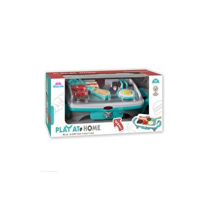 Vardem Işıklı Aksesuarlı Teppenyaki Izgara Qf2908g-1 Mavi