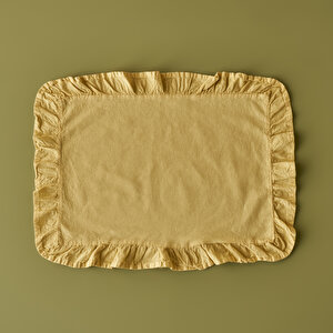 %100 Pamuk Elegance Amerikan Servis Sarı (35x45 Cm) Sarı