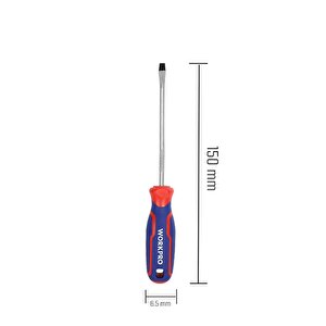 Workpro Wp221020 6.5x150mm Cr-v Manyetik Profesyonel Düz Tornavida