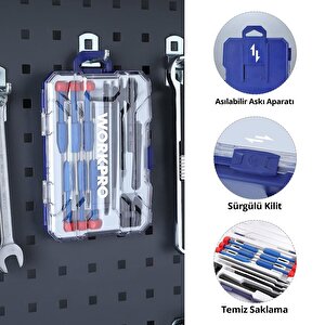 Workpro Wp200531 12 Parça Cr-v Elektronikçi Hassas Profesyonel Onarım Seti