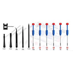 Workpro Wp200531 12 Parça Cr-v Elektronikçi Hassas Profesyonel Onarım Seti