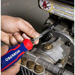 Workpro Wp221016 5.5x100mm Cr-v Manyetik Profesyonel Düz Tornavida