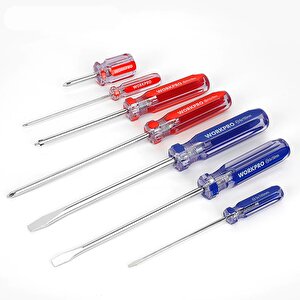 Workpro Wp200533 7 Parça Cr-v Manyetik Profesyonel Tornavida Seti