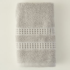 %100 Pamuk Peggy Yüz Havlusu Gri (50x90 Cm) Gri