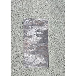 60x30cm Shiny Kaotik Mermer Desenli Yapışkanlı Mutfak Banyo Kaplama Duvar Paneli Kağıdı Tx-041